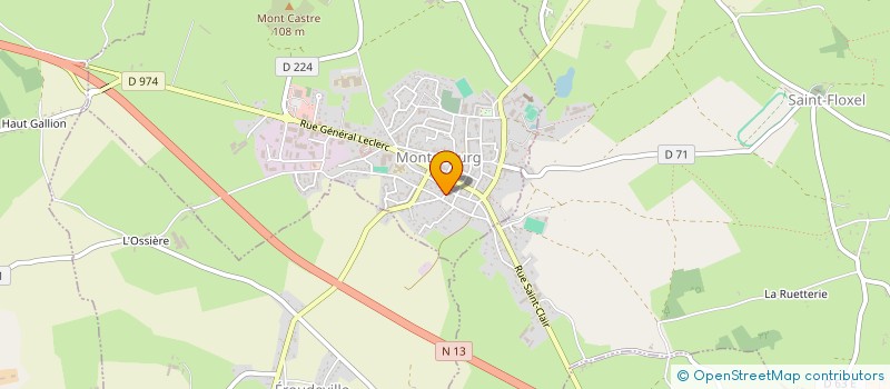 localisation de l'entreprise SCI LEMA  MONTEBOURG