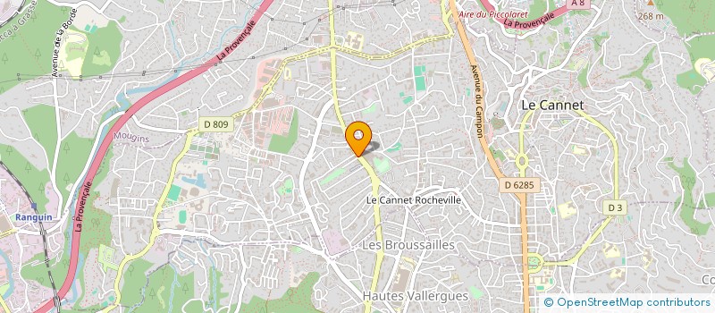 localisation de l'entreprise SCI LEMA à LE CANNET