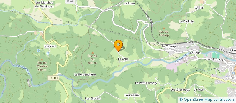 localisation de l'entreprise SCI LEMA  DUNIERES