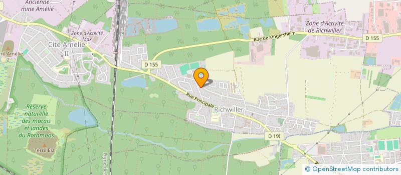 localisation de l'entreprise SCI LEMACS  RICHWILLER