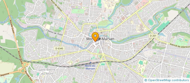 localisation de l'entreprise SCI LEMAD  MONT-DE-MARSAN