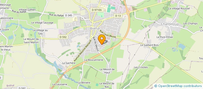 localisation de l'entreprise SCI LEMAD  BREHAL