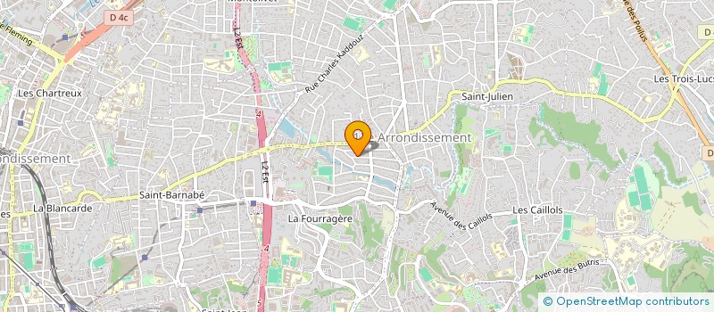 localisation de l'entreprise SCI LEMAEM. HB79 à MARSEILLE