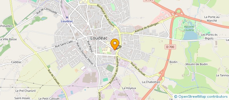 localisation de l'entreprise SCI LEMAIRE à LOUDEAC