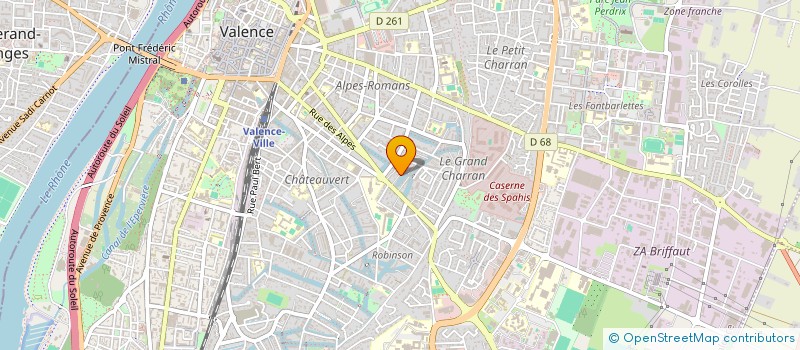 localisation de l'entreprise SCI LEMAIRE à VALENCE