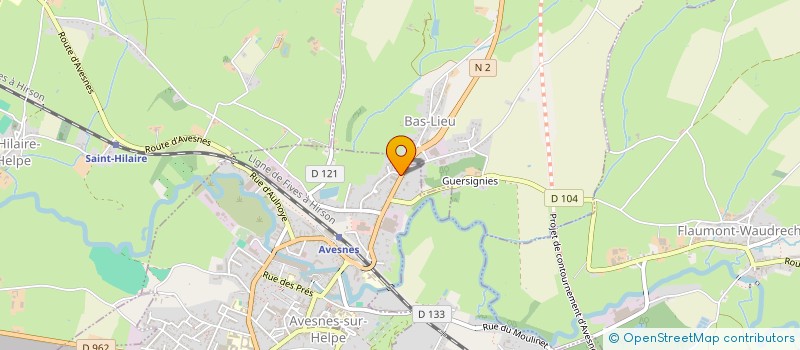 localisation de l'entreprise SCI LEMAIRE  AVESNES-SUR-HELPE