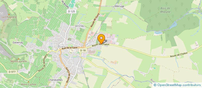 localisation de l'entreprise SCI LEMAIRE  BUXY