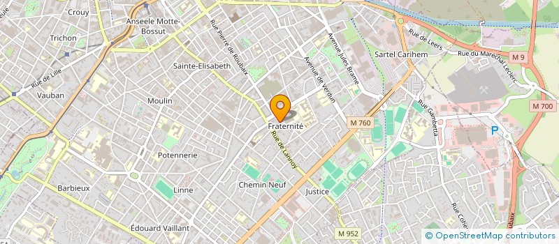 localisation de l'entreprise SCI LEMAIRE  ROUBAIX