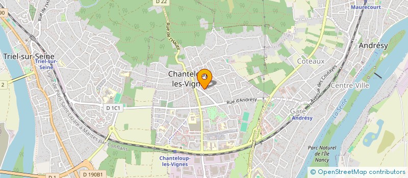 localisation de l'entreprise SCI LEMAIRE  CHANTELOUP-LES-VIGNES