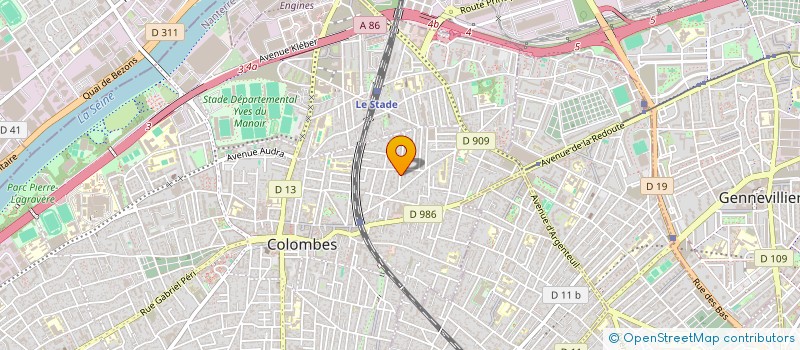 localisation de l'entreprise SCI LEMAIRE AND CO à COLOMBES