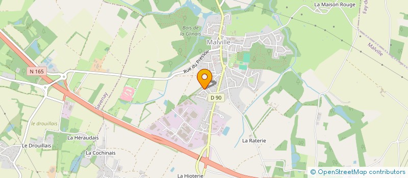 localisation de l'entreprise SCI LEMAIRE ASSOCIES  MALVILLE