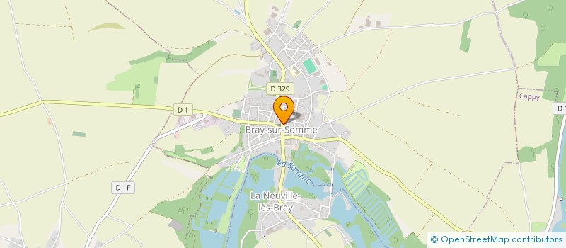 localisation de l'entreprise SCI LEMAIRE-FROIDURE  BRAY-SUR-SOMME