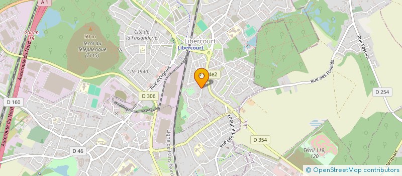 localisation de l'entreprise SCI LEMAIRE GRISET  LIBERCOURT