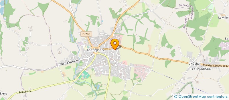 localisation de l'entreprise SCI LEMAITRE  MATIGNON