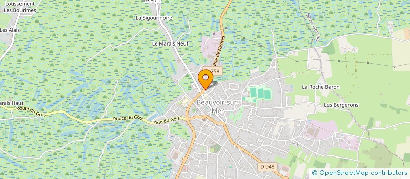 localisation de l'entreprise SCI LEMAITRE  BEAUVOIR-SUR-MER