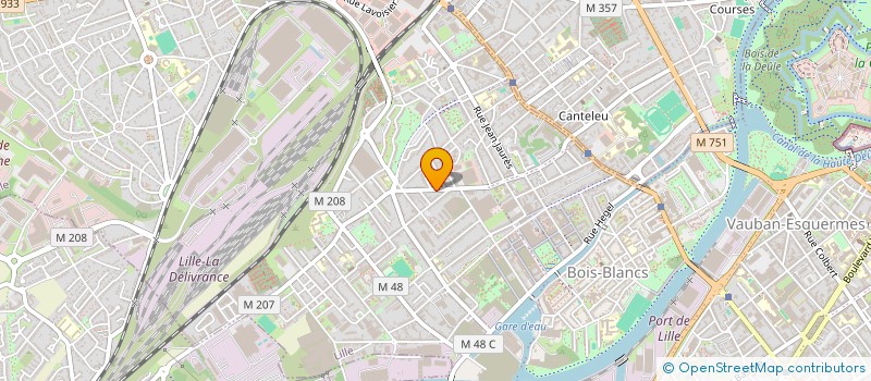 localisation de l'entreprise SCI LEMAITRE  LILLE