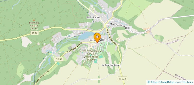 localisation de l'entreprise SCI LEMAITRE BOSSUYT  PIERREFONDS