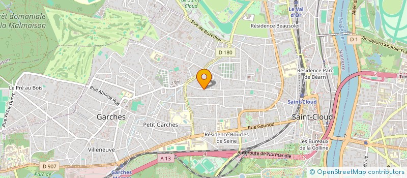 localisation de l'entreprise SCI LEMAL IMMO à SAINT-CLOUD