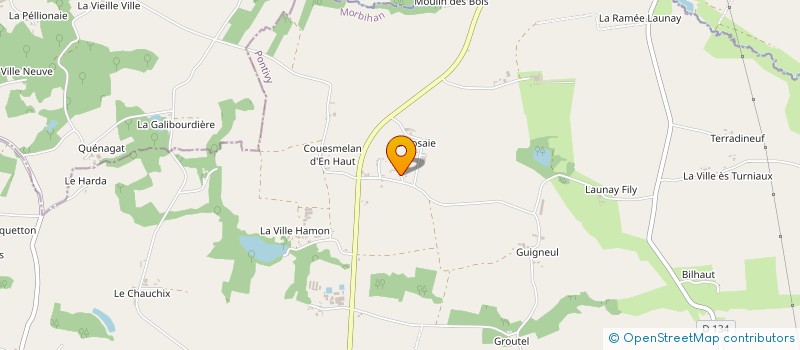 localisation de l'entreprise SCI LEMALINE  MENEAC