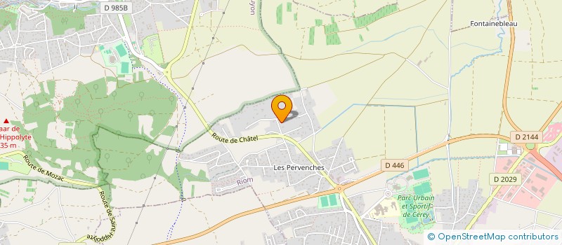 localisation de l'entreprise SCI LEMALOU  RIOM