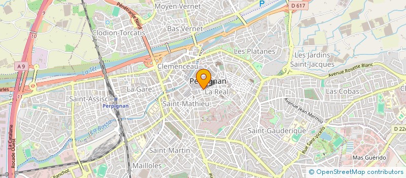 localisation de l'entreprise SCI LEMAM 2  PERPIGNAN