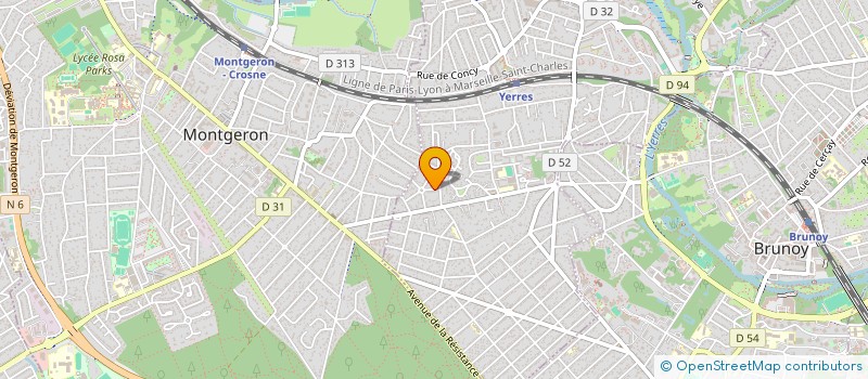 localisation de l'entreprise SCI LEMAN  YERRES