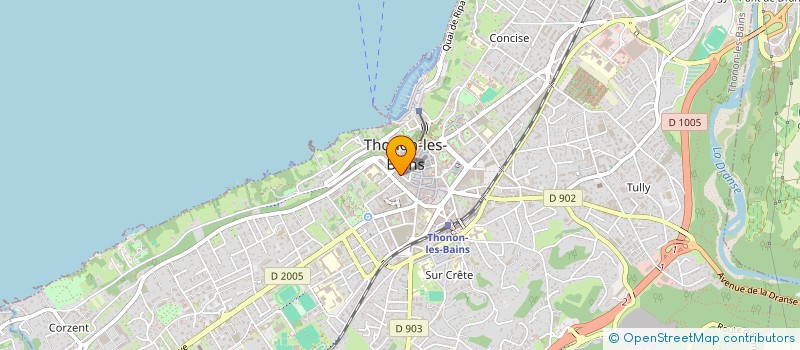 localisation de l'entreprise SCI LEMAN INVEST à THONON-LES-BAINS
