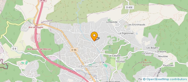 localisation de l'entreprise SCI LEMANOLIEPHE  LA BOUILLADISSE