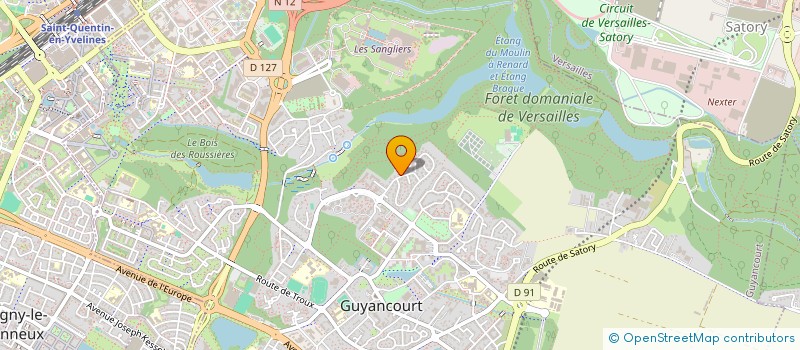 localisation de l'entreprise SCI LEMAO BEDOCH  GUYANCOURT