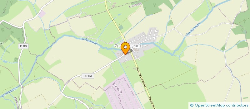 localisation de l'entreprise SCI LEMAR  COURBESSEAUX