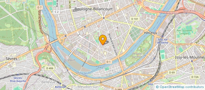 localisation de l'entreprise SCI LEMARCHANT à BOULOGNE-BILLANCOURT