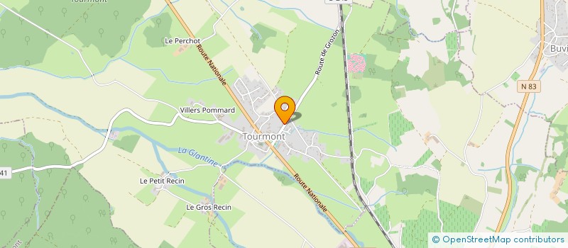 localisation de l'entreprise SCI LEMARD IMMOBILIER  TOURMONT