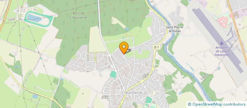 localisation de l'entreprise SCI LEMASSON  L'HUISSERIE