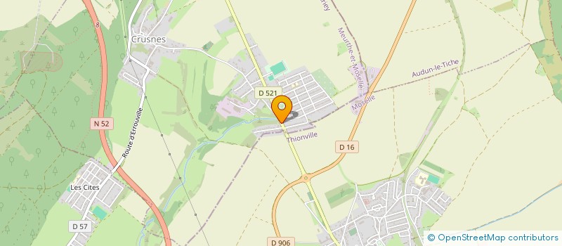 localisation de l'entreprise SCI LEMAT  CRUSNES
