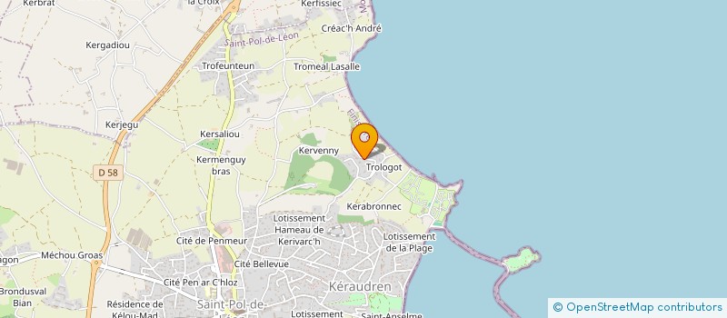 localisation de l'entreprise SCI LEMATSYLO  SAINT-POL-DE-LEON