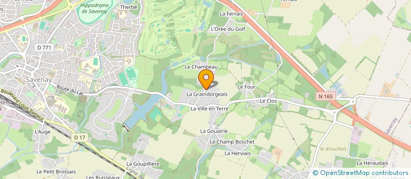 localisation de l'entreprise SCI LEMAUF  SAVENAY