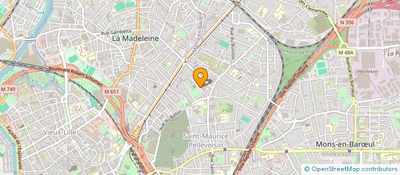 localisation de l'entreprise SCI LEMAY à LILLE