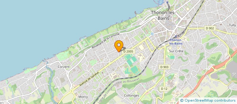 localisation de l'entreprise SCI LEMAZUR à THONON-LES-BAINS