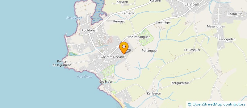 localisation de l'entreprise SCI LEMBZH  TREGUNC