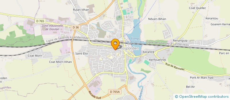 localisation de l'entreprise SCI LEMDI  ROSPORDEN