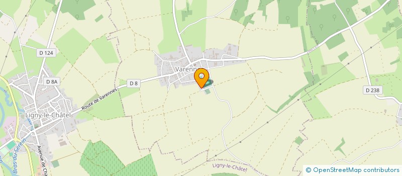 localisation de l'entreprise SCI LEME 89  VARENNES