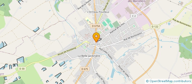 localisation de l'entreprise SCI LEMELLE  LE CONTROIS-EN-SOLOGNE