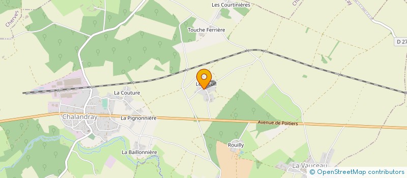 localisation de l'entreprise SCI LEMESLE DU BREUIL  CHALANDRAY