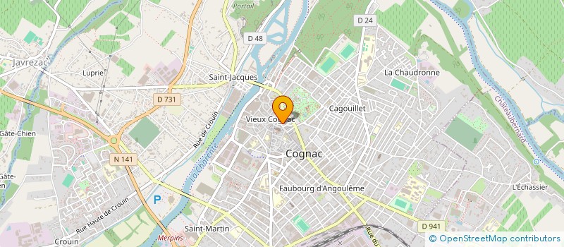 localisation de l'entreprise SCI LEMETAYER à COGNAC