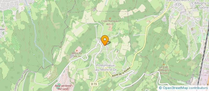 localisation de l'entreprise SCI LEMI  POLEYMIEUX-AU-MONT-D'OR