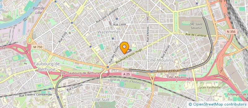 localisation de l'entreprise SCI LEMIERE-DUBROMEZ à LILLE