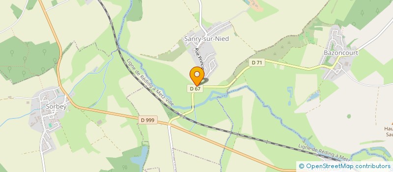 localisation de l'entreprise SCI LEMM  SANRY-SUR-NIED