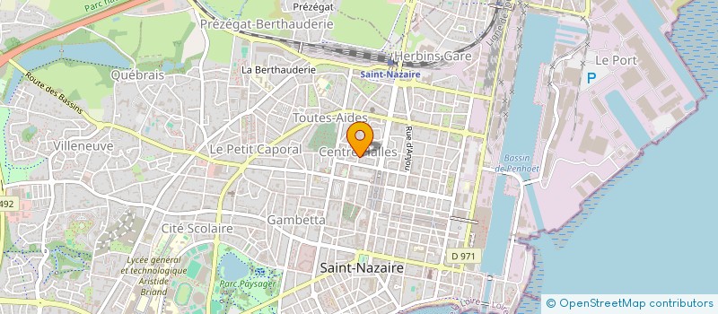 localisation de l'entreprise SCI LEMMA  SAINT-NAZAIRE