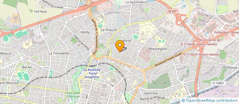 localisation de l'entreprise SCI LEMMAS  LA ROCHELLE