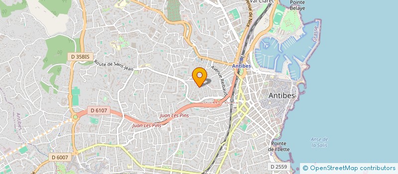 localisation de l'entreprise SCI LEMOINE à ANTIBES